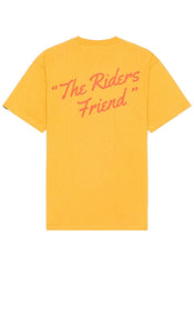 Deus Ex Machina Bareback Tee in Mustard