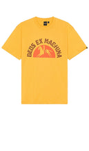 Deus Ex Machina Bareback Tee in Mustard - T-shirt Bareback Deus Ex Machina en moutarde - Deus Ex Machina 芥末色无套 T 恤 - Deus Ex Machina Bareback-T-Shirt in Senf - Deus Ex Machina 베어백 티셔츠 - Maglietta Deus Ex Machina Bareback color senape