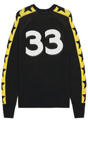 Deus Ex Machina Super Nova Moto Knit Sweater in Black