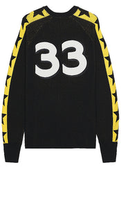 Deus Ex Machina Super Nova Moto Knit Sweater in Black