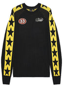 Deus Ex Machina Super Nova Moto Knit Sweater in Black - Deus Ex Machina - Super Nova Moto - Pull en tricot noir - Deus Ex Machina Super Nova 黑色机车针织毛衣 - Deus Ex Machina Super Nova Moto Strickpullover in Schwarz - Deus Ex Machina 슈퍼노바 모토 니트 스웨터블랙 색상 - Maglione lavorato a maglia Deus Ex Machina Super Nova Moto in nero