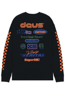 Deus Ex Machina Tune Up Tee in Black - T-shirt Tune Up Deus Ex Machina en noir - Deus Ex Machina 黑色 T 恤 - Deus Ex Machina Tune Up T-Shirt in Schwarz - Deus Ex Machina 튠업 티셔츠 - Maglietta Deus Ex Machina Tune Up in nero