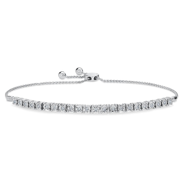 Diamond Bolo Bracelet 1/3ctw