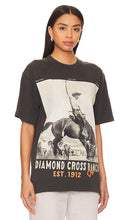 Diamond Cross Ranch Saddle Tee in Black