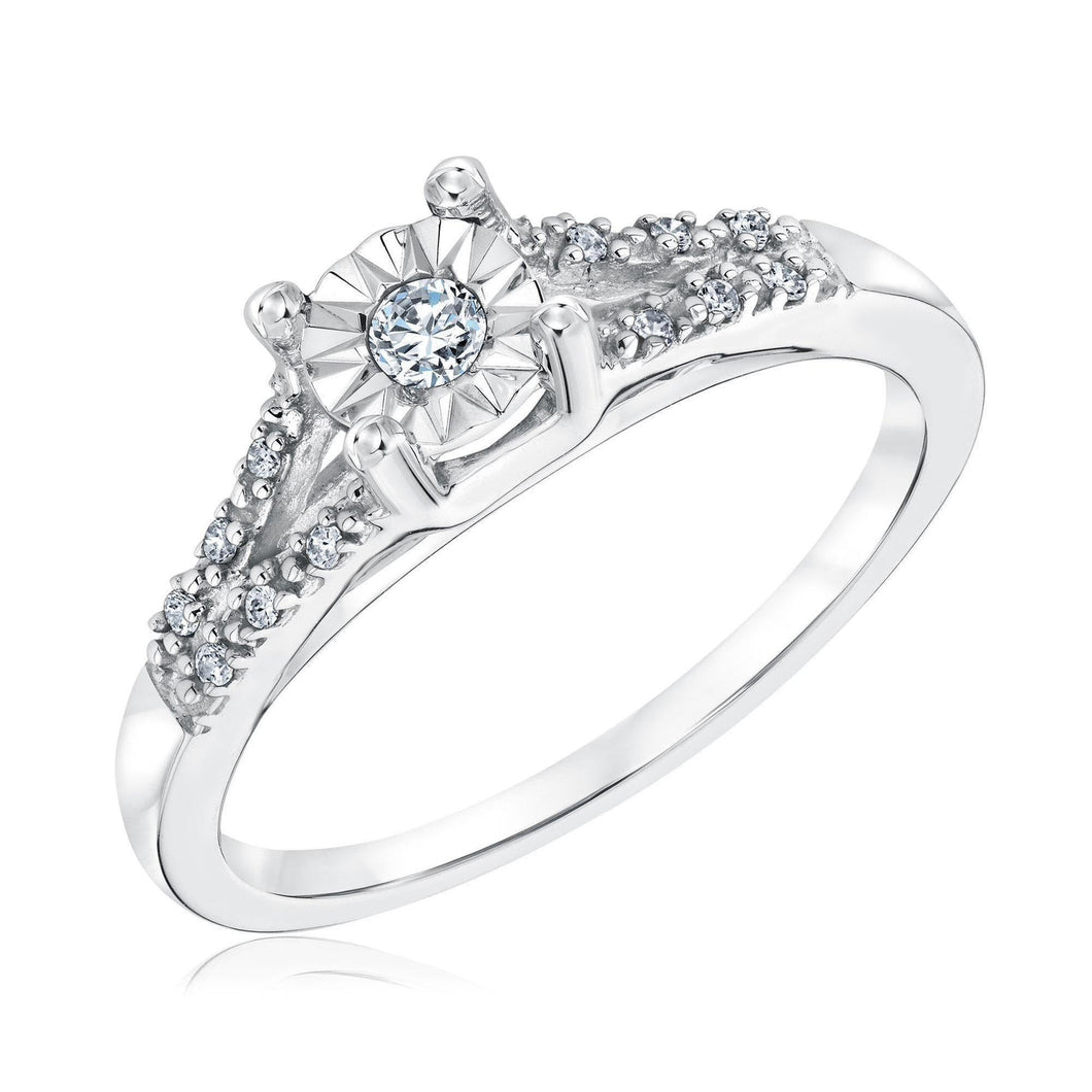 Diamond Promise Ring 1/10ctw