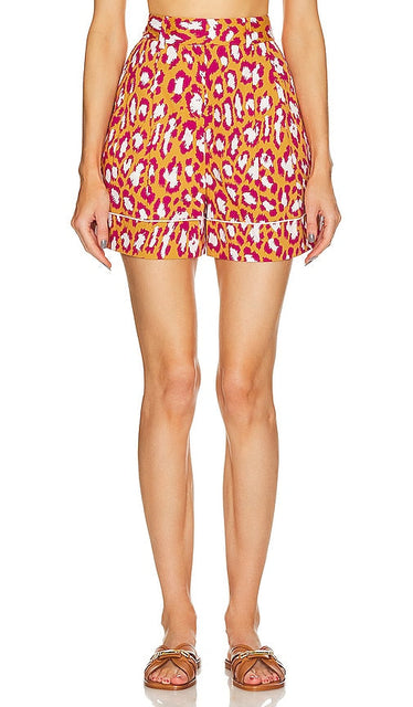 Diane von Furstenberg Balbino Short in Red - Diane von Furstenberg Short Balbino en rouge - 黛安·冯芙丝汀宝 (Diane von Furstenberg) 红色 Balbino 短裤 - Diane von Furstenberg Balbino Short in Rot - Diane von Furstenberg Balbino 쇼츠 - Diane von Furstenberg Balbino corto in rosso
