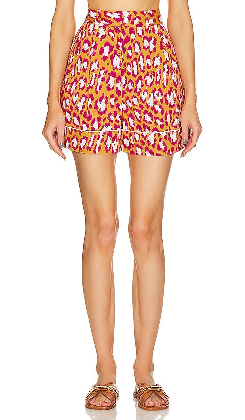 Diane von Furstenberg Balbino Short in Red - Diane von Furstenberg Short Balbino en rouge - 黛安·冯芙丝汀宝 (Diane von Furstenberg) 红色 Balbino 短裤 - Diane von Furstenberg Balbino Short in Rot - Diane von Furstenberg Balbino 쇼츠 - Diane von Furstenberg Balbino corto in rosso