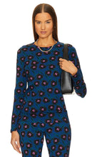 Diane von Furstenberg Logan Top in Blue - Diane von Furstenberg Haut Logan en bleu - 黛安·冯芙丝汀宝 (Diane von Furstenberg) 蓝色洛根 (Logan) 上衣 - Diane von Furstenberg Logan Top in Blau - Diane von Furstenberg Logan 탑 - Top Diane von Furstenberg Logan in blu