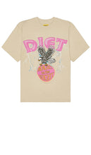 Diet Starts Monday Magic Tee in Tan - Le régime commence lundi Magic Tee en Tan - 周一开始节食 棕褐色 Magic T 恤 - Diät beginnt am Montag Magic Tee in Hellbraun - 다이어트는 먼데이 매직 탠 컬러 티셔츠를 시작합니다 - La dieta inizia lunedì Magic Tee in Tan
