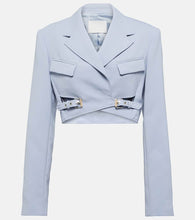 Dion Lee Cropped wool-blend blazer