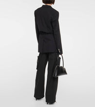 Dion Lee Lace-trimmed cutout wool blazer