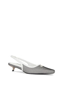 Dirt Slingbacks in White