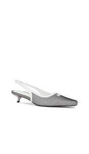 Dirt Slingbacks in White