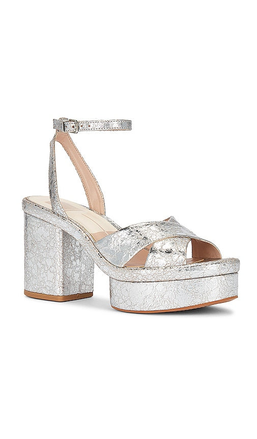 Dolce Vita Laisha Sandal in Metallic Silver