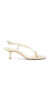 Dolce Vita Laury Sandal in Metallic Gold | Champagne Strappy Sandals for Women