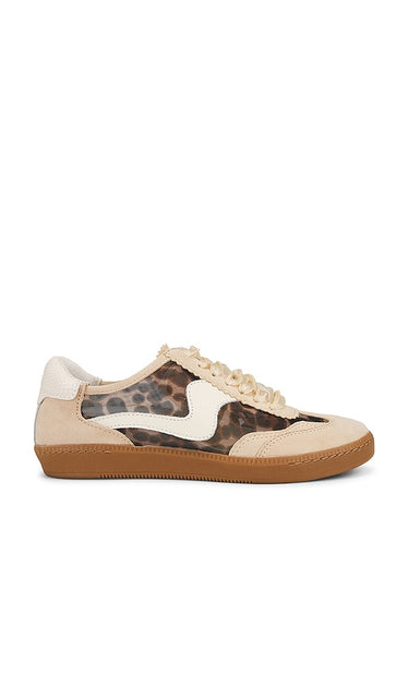 Dolce Vita Notice Mesh Sneaker in Brown | Light Leopard Lifestyle Sneakers for Women