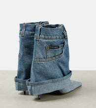 Dolce&Gabbana 105 patchwork denim ankle boots