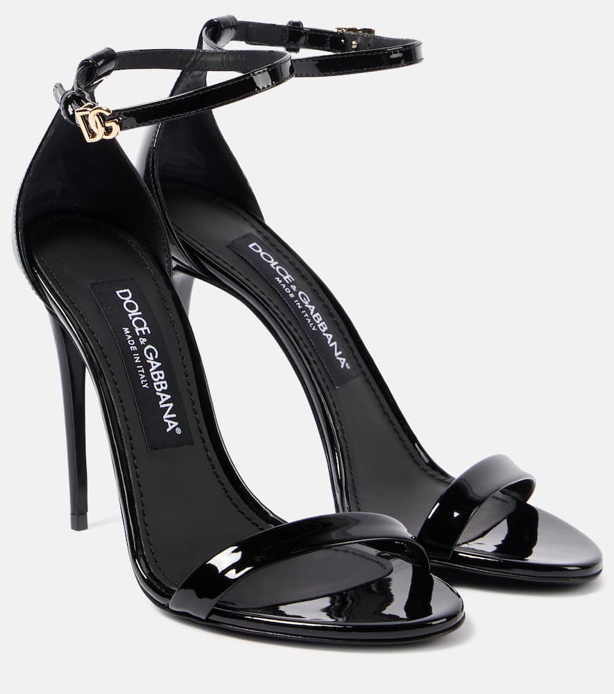 Dolce&Gabbana 105 patent leather sandals