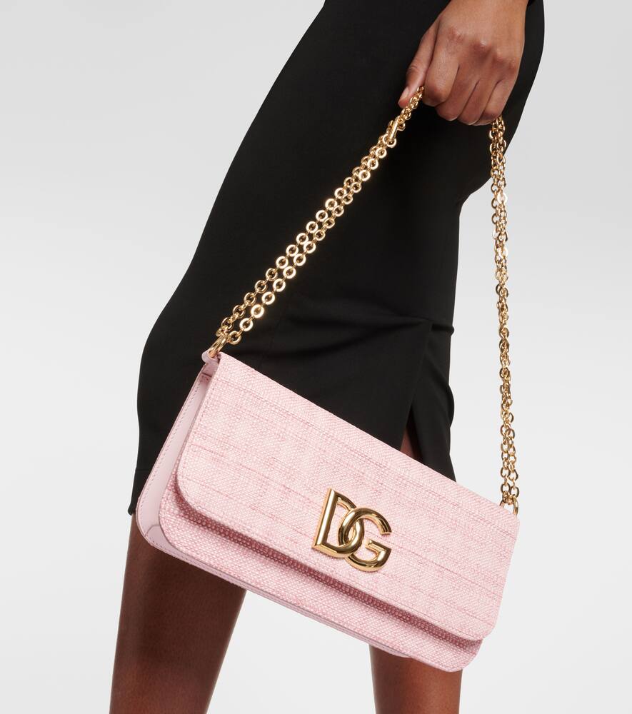 Dolce&Gabbana 3.5 raffia shoulder bag