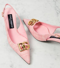 Dolce&Gabbana 65 logo slingback pumps