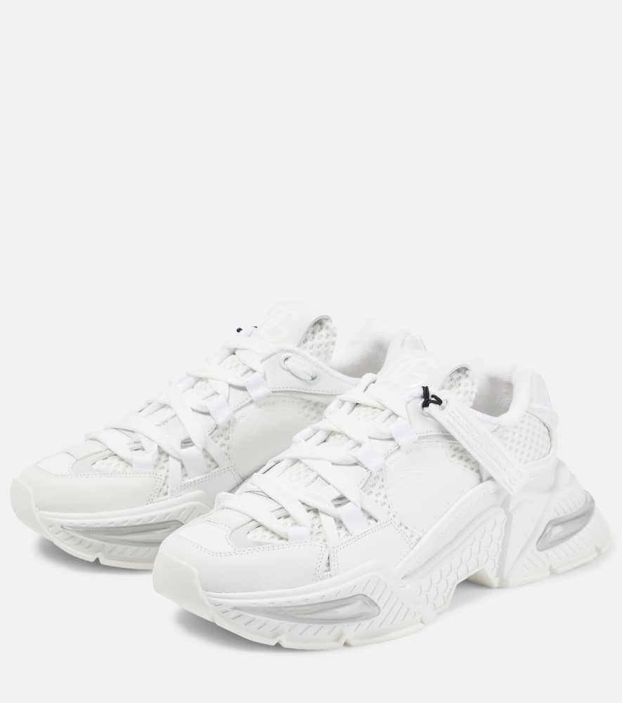Dolce&Gabbana Airmaster suede-trimmed sneakers