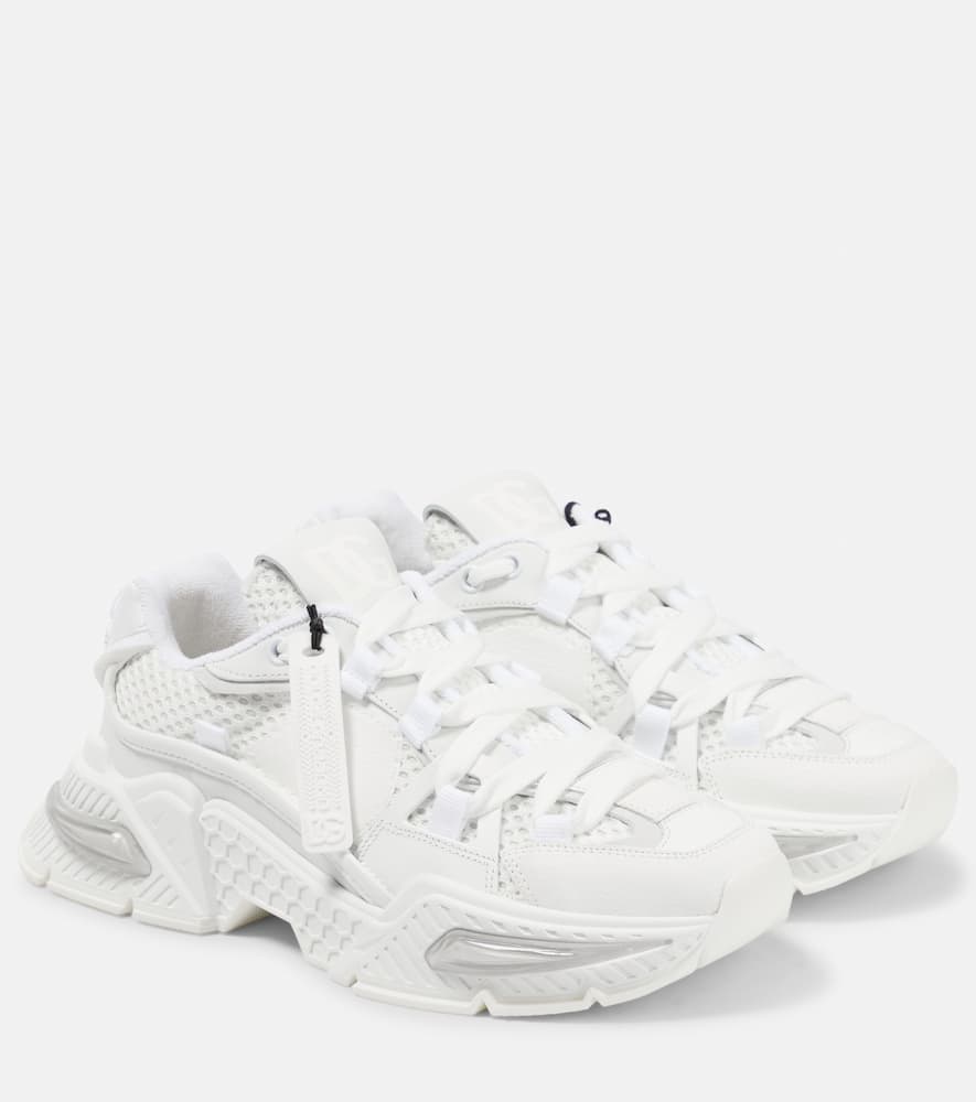 Dolce&Gabbana Airmaster suede-trimmed sneakers