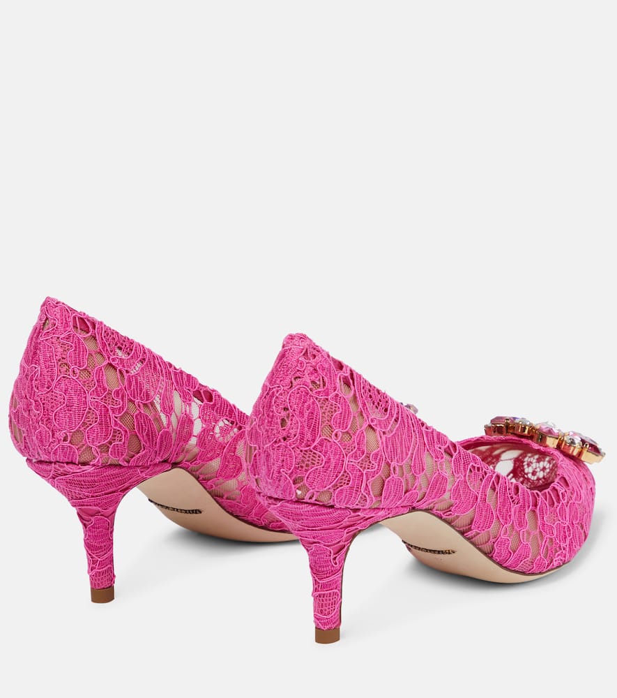 Dolce&Gabbana Bellucci 60 embellished lace pumps