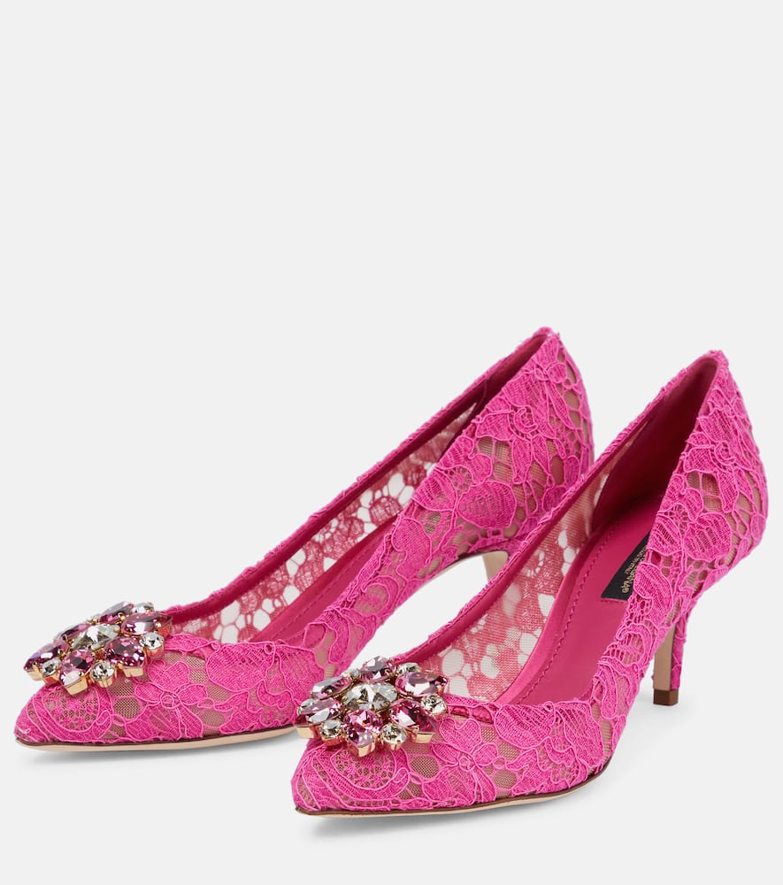 Dolce&Gabbana Bellucci 60 embellished lace pumps