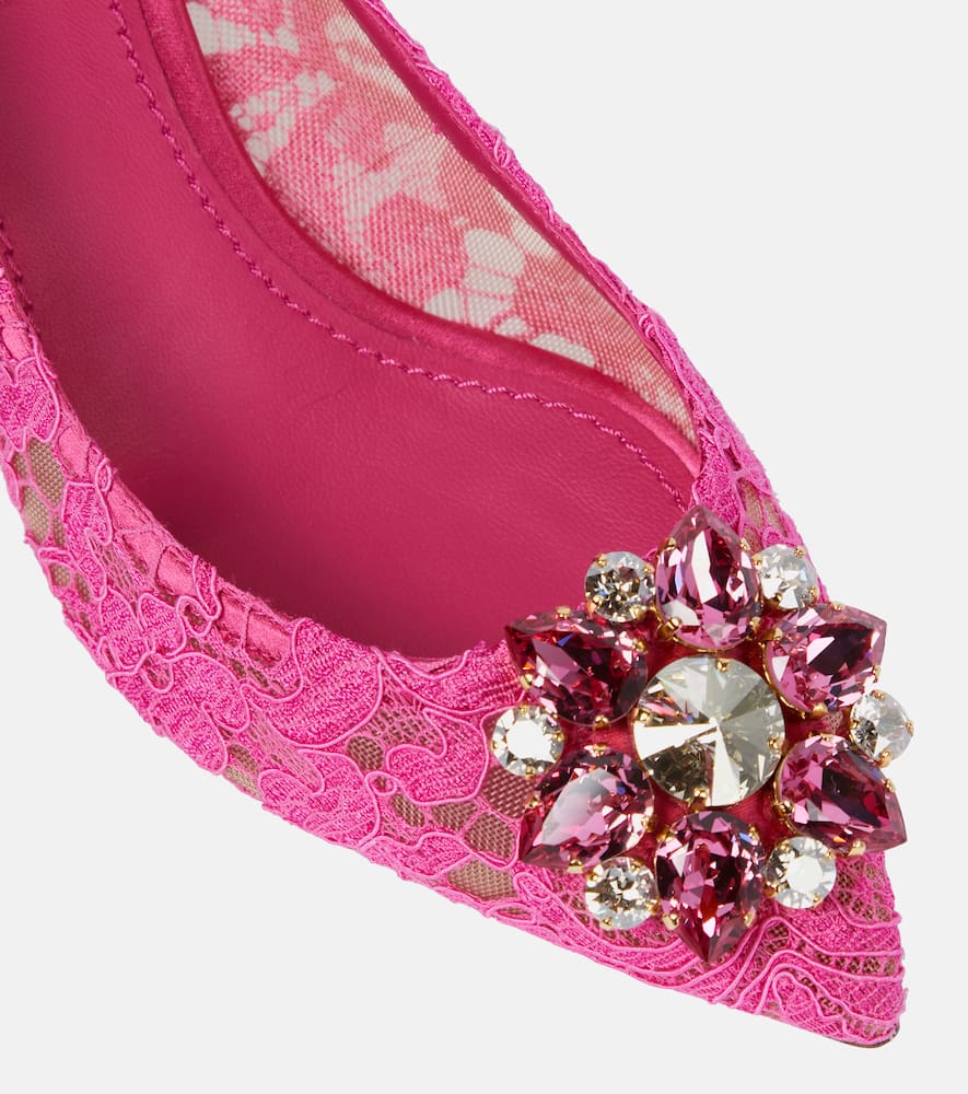 Dolce&Gabbana Bellucci 60 embellished lace pumps