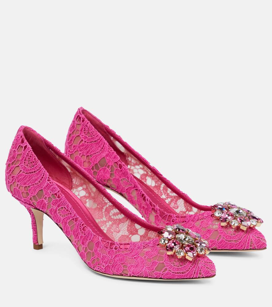 Dolce&Gabbana Bellucci 60 embellished lace pumps