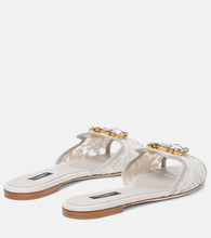 Dolce&Gabbana Bianca embellished lace sandals