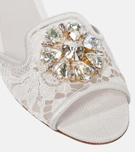 Dolce&Gabbana Bianca embellished lace sandals