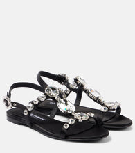 Dolce&Gabbana Bianca embellished satin sandals