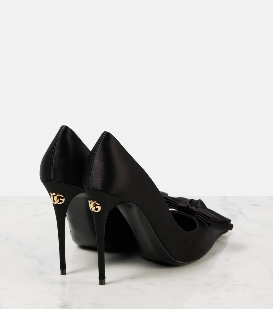 Dolce&Gabbana Bow-detail satin pumps
