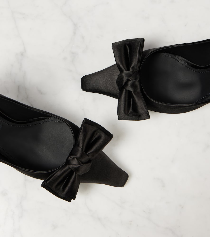 Dolce&Gabbana Bow-detail satin pumps