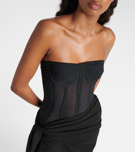 Dolce&Gabbana Bustier jersey minidress