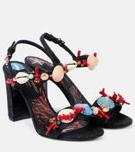 Dolce&Gabbana Capri Kiera Sophia embellished raffia sandals