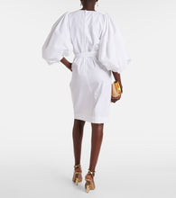 Dolce&Gabbana Capri belted cotton poplin midi dress