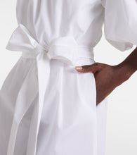 Dolce&Gabbana Capri belted cotton poplin midi dress