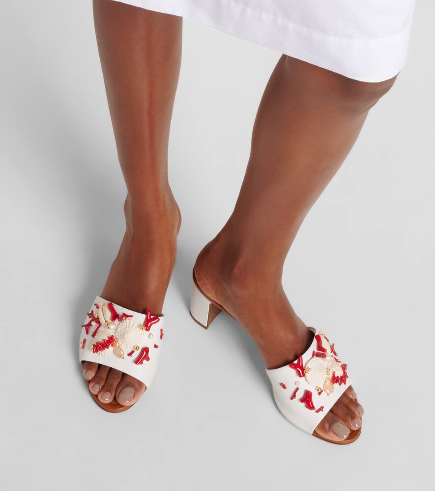 Dolce&Gabbana Capri embellished leather mules