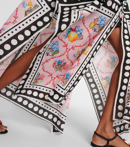 Dolce&Gabbana Capri printed cotton kaftan