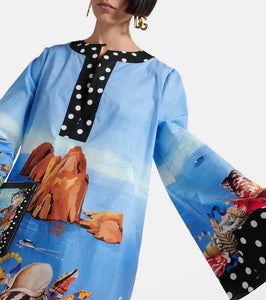 Dolce&Gabbana Capri printed cotton kaftan