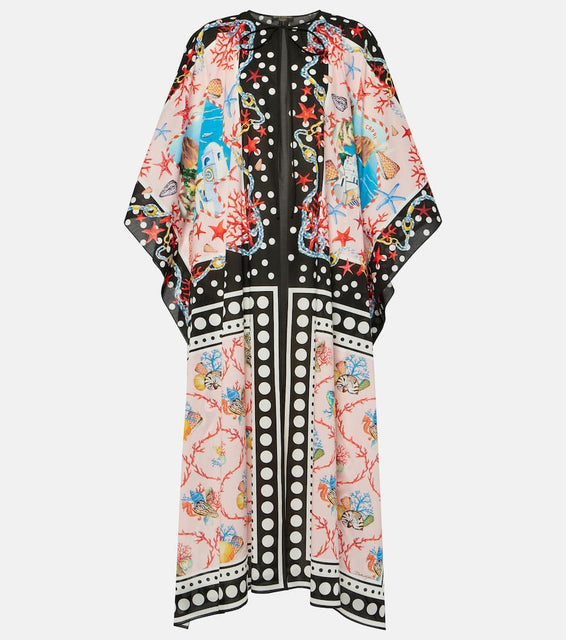Dolce&Gabbana Capri printed cotton kaftan