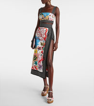 Dolce&Gabbana Capri printed cotton maxi skirt