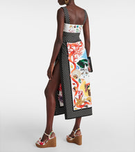 Dolce&Gabbana Capri printed cotton maxi skirt