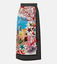 Dolce&Gabbana Capri printed cotton maxi skirt - Dolce&Gabbana Capri印花棉质长裙