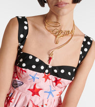 Dolce&Gabbana Capri printed cotton minidress