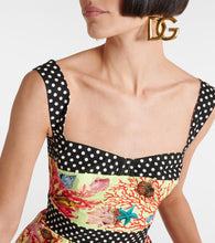 Dolce&Gabbana Capri printed cotton minidress