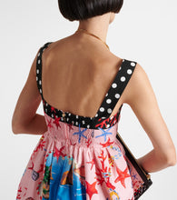Dolce&Gabbana Capri printed cotton minidress