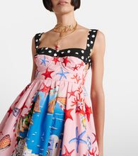 Dolce&Gabbana Capri printed cotton minidress